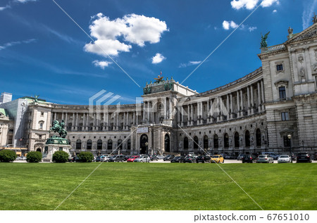 Imperial Palace Hofburg And Famous Square Heldenplatz In The Inner City Of Vienna In Austria 67651010