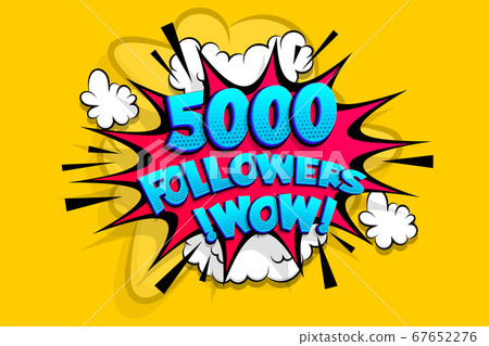 5000 followers thank you for media like 67652276
