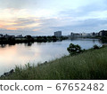 Tama River in the early morning 3 67652482