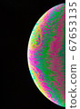 Abstract bright colorful circle background. 67653135