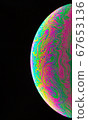 Abstract bright colorful circle background. 67653136