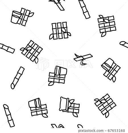 Sugar Cane Agriculture Vector Seamless Pattern Sugar Cane Agriculture Vector Seamless Pattern 67653168