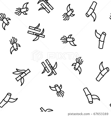 Sugar Cane Agriculture Vector Seamless Pattern Sugar Cane Agriculture Vector Seamless Pattern 67653169