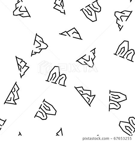 Ridge Different Form Vector Seamless Pattern 67653255