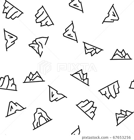 Ridge Different Form Vector Seamless Pattern 67653256