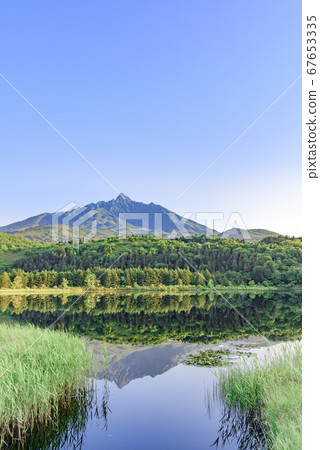 View from Mount Rishiri and Otatomari Swamp 67653335