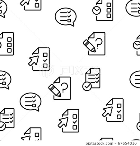 Exam Test Vector Seamless Pattern Exam Test Vector Seamless Pattern 67654010