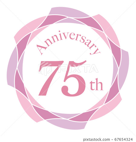 75th anniversary mark 75th anniversary mark 67654324