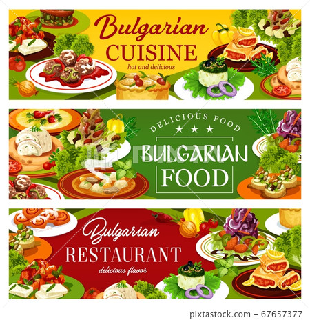 Bulgarian cuisine restaurant food banners Bulgarian cuisine restaurant food banners 67657377