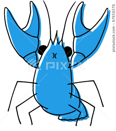 Intimidating Japanese crayfish (blue color shift) Intimidating Japanese crayfish (blue color shift) 67658378