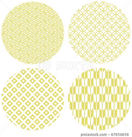 日本傳統圖案集日元丸 67658656