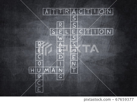 Chalk drawn crossword Chalk drawn crossword 67659377