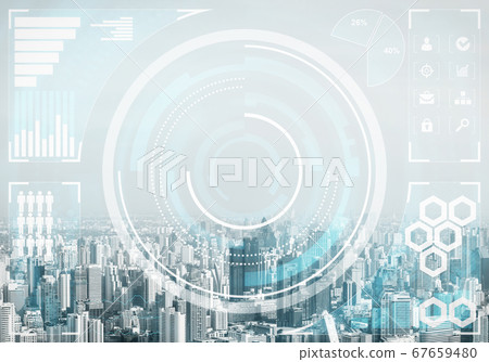 Forex trading business concept with graphics 67659480