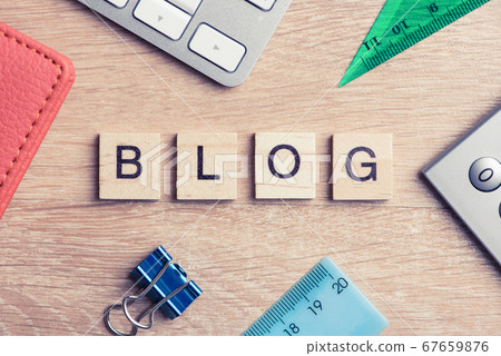 Computer and internet conceptual words spelled with game wooden 67659876