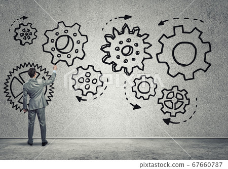 Business working mechanism Business working mechanism 67660787