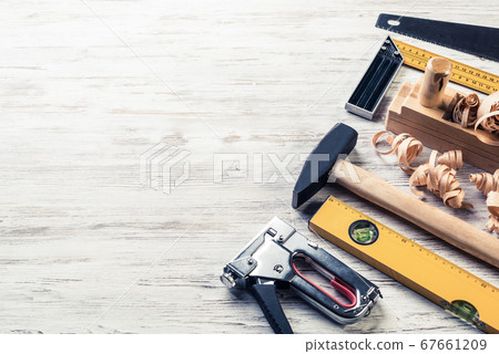 Instruments on wooden table Instruments on wooden table 67661209