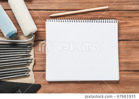 Instruments on wooden table Instruments on wooden table 67661935