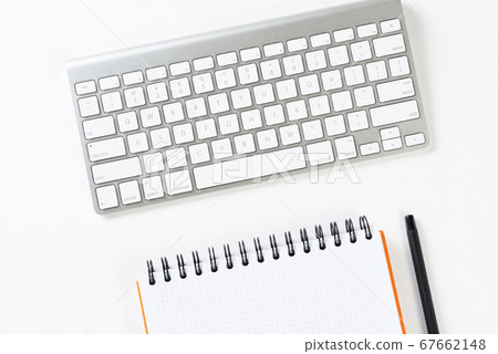 Top view of modern working place Top view of modern working place 67662148
