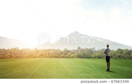 Achieving top of success Achieving top of success 67663399