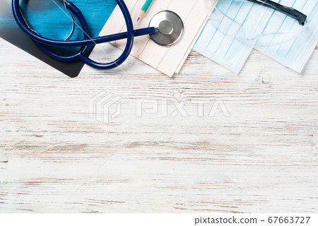 Medical diagnostics in modern hospital. 67663727