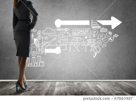 Business growth and progress concept Business growth and progress concept 67663987
