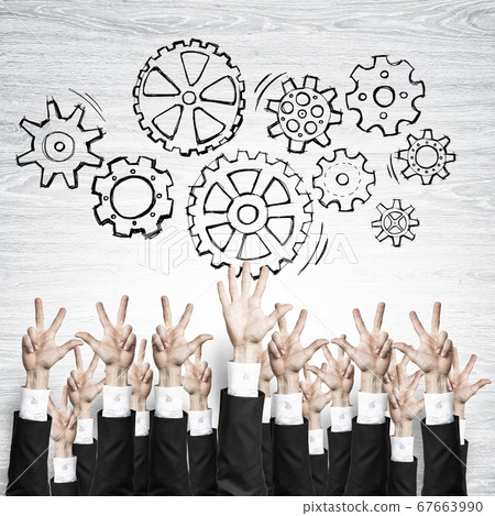 Business and teamwork concept Business and teamwork concept 67663990