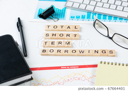 Total short term borrowings concept Total short term borrowings concept 67664401