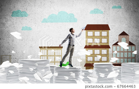 Study hard to become successful businessman. Study hard to become successful businessman. 67664463