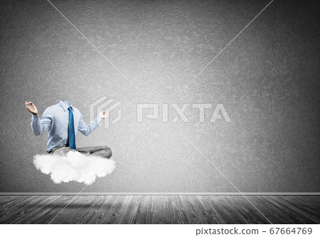 Businessman without head Businessman without head 67664769