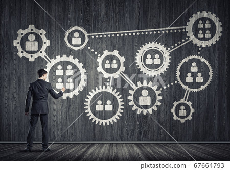 Business working mechanism Business working mechanism 67664793