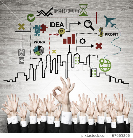 Business and teamwork concept Business and teamwork concept 67665206