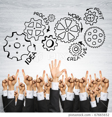 Business and teamwork concept Business and teamwork concept 67665652