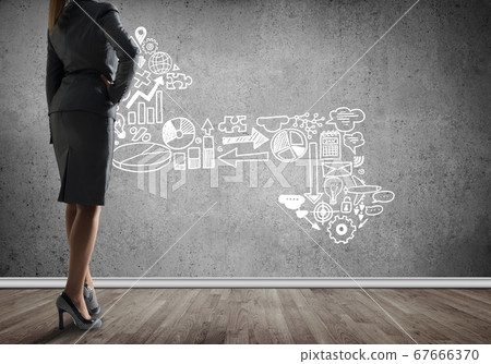 Business growth and progress concept 67666370