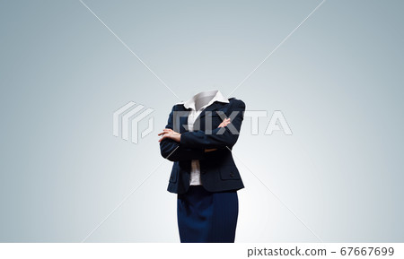 Businesswoman without head Businesswoman without head 67667699