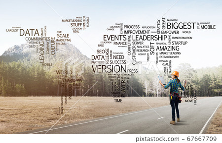 Roads connect the world Roads connect the world 67667709