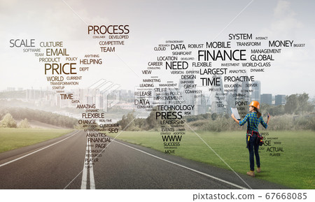 Roads connect the world Roads connect the world 67668085