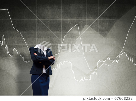 Businesswoman without head Businesswoman without head 67668222