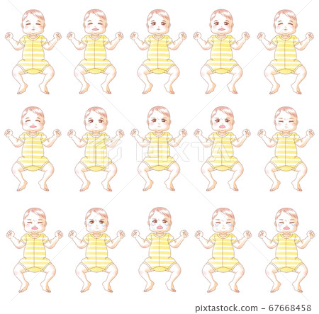 Baby facial expression set Baby facial expression set 67668458