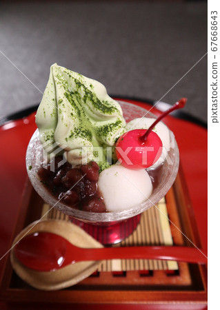 抹茶軟白玉餃子日式凍糕 67668643