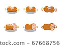 Meat set with various bones 67668756