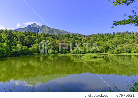 Rishiri Island and Himenuma 67670621