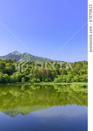 Rishiri Island and Himenuma 67670625