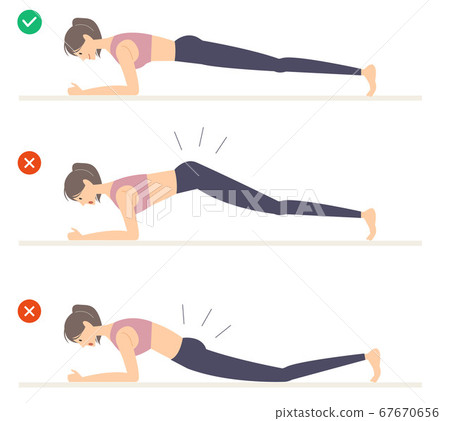 Illustration of a woman planning a plan the right way to plan 67670656