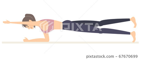 Illustration of a woman planning a plan the right way to plan 67670699