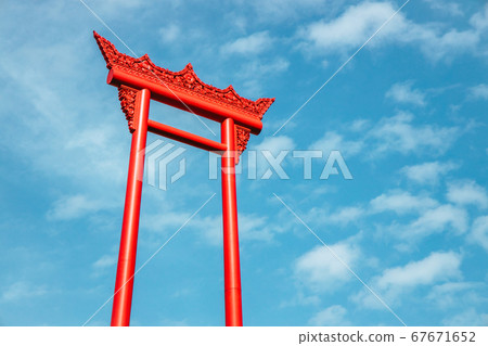 The Giant Swing post or Sao Chingcha signature landmark travel location of Bangkok, Thailand The Giant Swing post or Sao Chingcha signature landmark travel location of Bangkok, Thailand 67671652