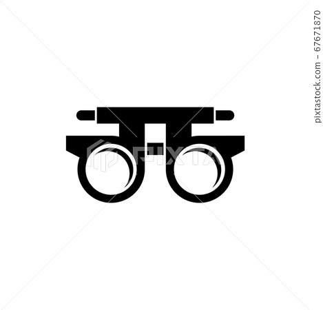 Eye Optometry Trial Lens, Correct Vision Test. Eye Optometry Trial Lens, Correct Vision Test. 67671870