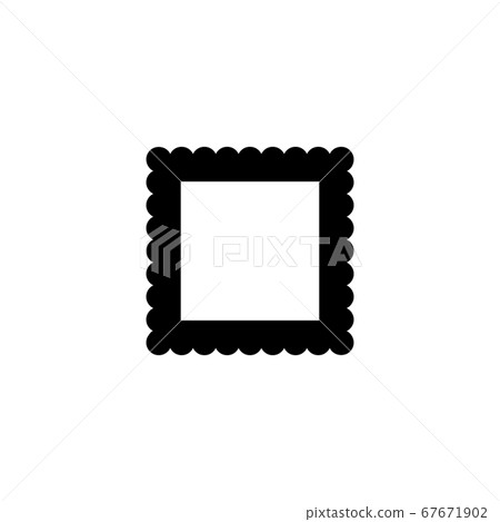 Postage Stamp, Correspondence, Postmark. Flat 67671902
