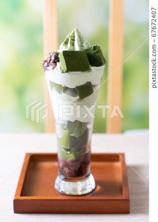 Matcha parfait Matcha parfait 67672407
