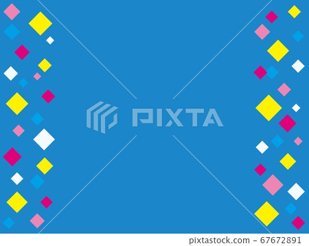 菱形方形框架 67672891