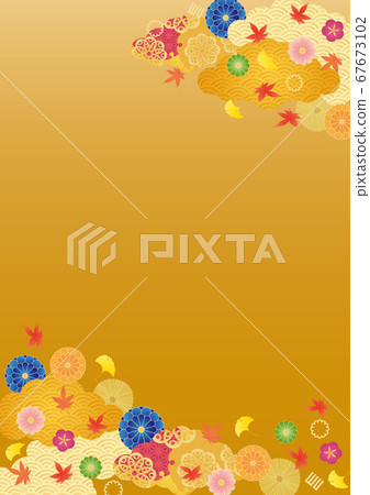 Background material-Japanese autumn 2-3 Background material-Japanese autumn 2-3 67673102